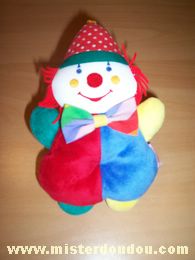 Doudou Clown Corolle Multicolore 