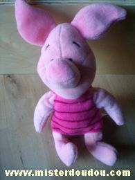 Doudou Cochon Disney Rose Porcinet de disney marque nicotoy