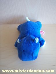 Doudou Hippopotame Tex Bleu 
