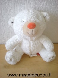 Doudou Ours Marese Blanc 
