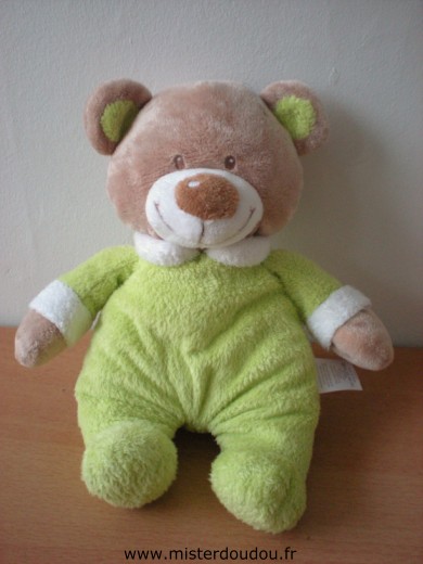 Doudou Ours Orchestra Vert 