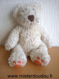 Doudou Ours Star academy Beige 