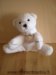 Doudou Ours Yves rocher Blanc 