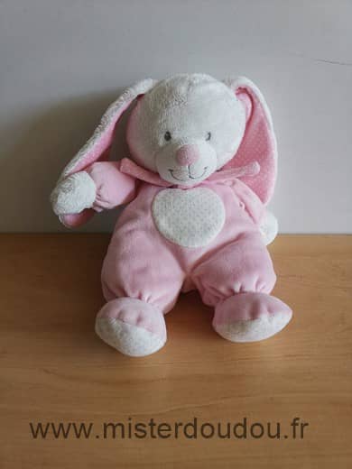 Tex Lapin Rose blanc pois echarpe milk - Très bon état