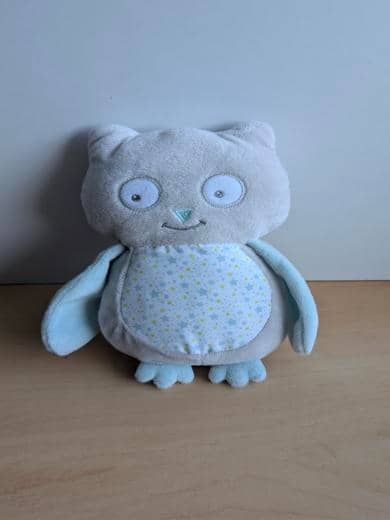 Arthur et lola Hibou Gris bleu etoiles - Très bon état