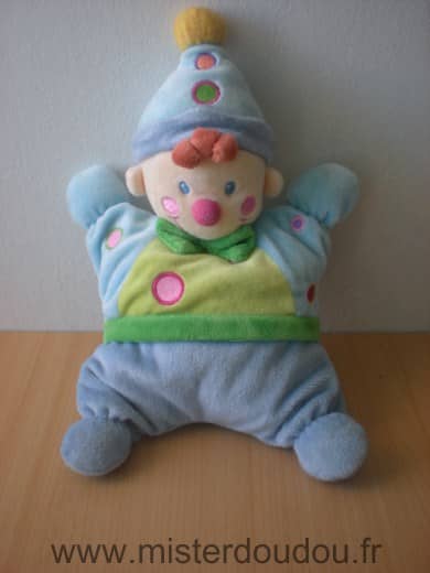 Nicotoy Clown Bleu vert - Très bon état