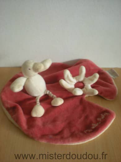 Moulin roty Canard Bordeau ecru - Très bon état