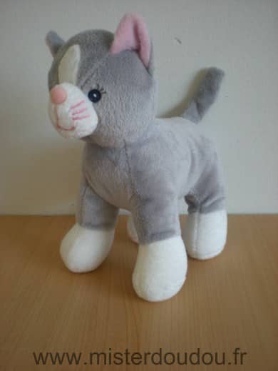 Gipsy Chat Gris blanc rose - Très bon état