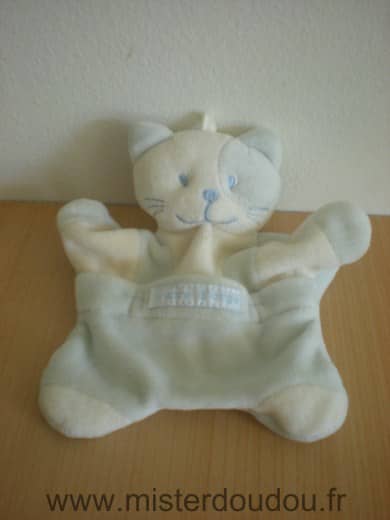 Sucre d orge Chat Blanc bleu - Très bon état
