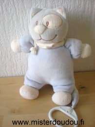 Tex Chat Bleu coccard blanc - Etat moyen