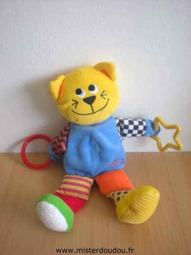 Tiamo Chat Bleu et multicolore - Très bon état
