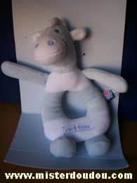 Sucre d orge Cheval Bleu clair blanc - Neuf
