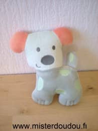 Auchan Chien Bleu vert orange - Très bon état