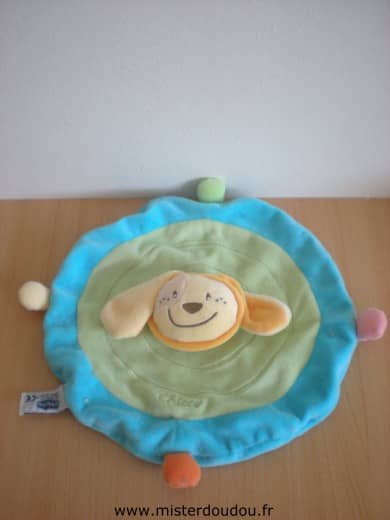 Chicco Chien Bleu vert jaune - Très bon état