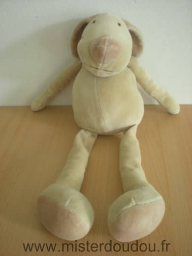 Nounours Chien Beige - Très bon état