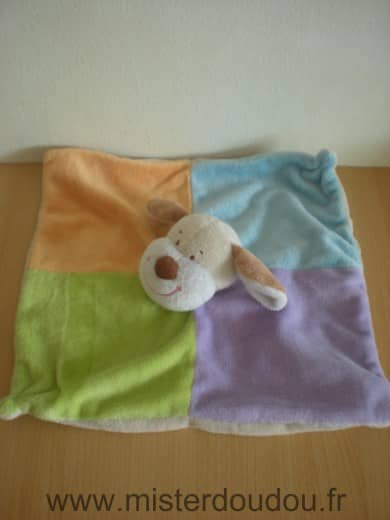 Zeeman Chien Bleu mauve vert orange - Très bon état
