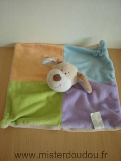 Zeeman Chien Mauve vert bleu orange - Très bon état