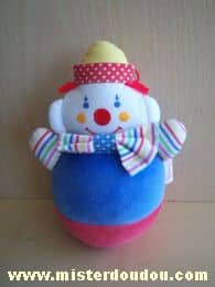 Corolle Clown Bleu rouge - Bon état