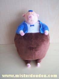 Disney Cochon Marron blanc veste bleu - Très bon état