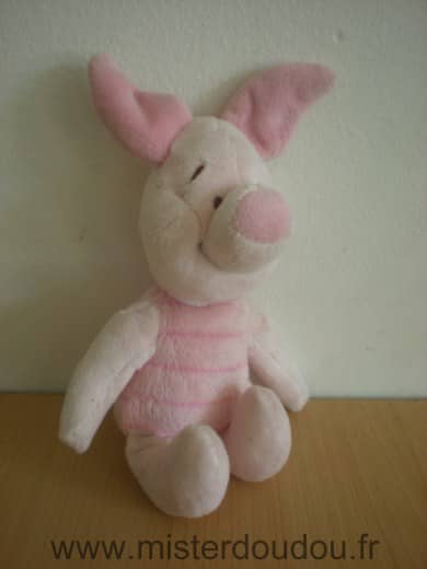 Nicotoy Cochon Porcinet disney rose - Très bon état