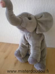 Auchan Eléphant Gris - Très bon état
