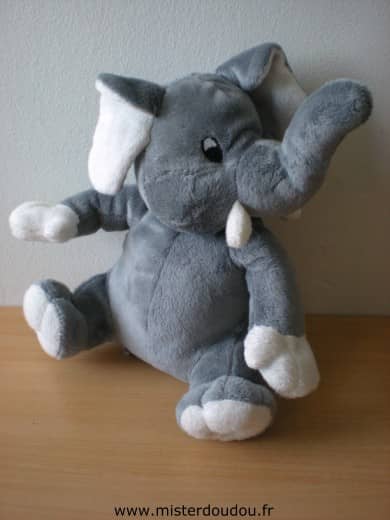 Marque Inconnue Eléphant Gris blanc - Très bon état