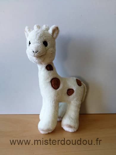 Vulli Girafe Ecru taches marron - Très bon état