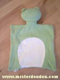 Auchan Grenouille Vert blanc - Très bon état