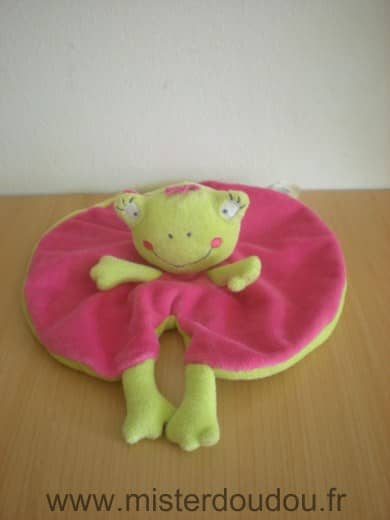 Nicotoy Grenouille Rose fushia vert - Très bon état