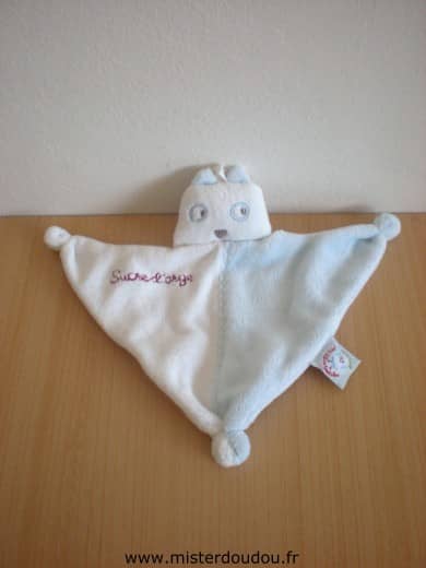 Sucre d orge Hibou Blanc bleu - Très bon état