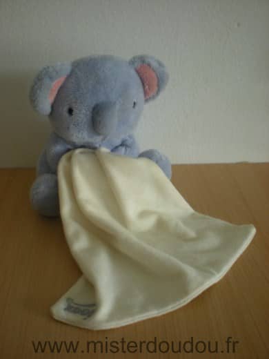 Tigex Koala Mauve mouchoir blanc - Très bon état
