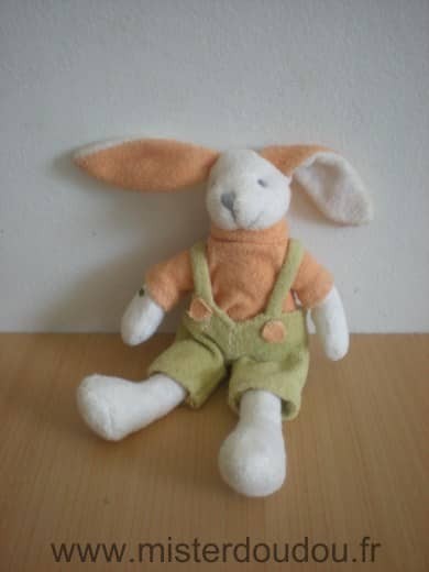 Marque Inconnue Lapin Vert orange tissus eponge - Très bon état