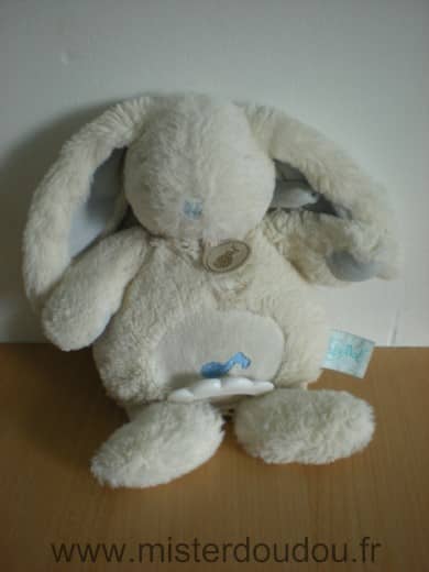 Baby nat Lapin Ecru bleu - Très bon état