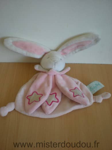 Baby nat Lapin Rose blanc etoiles - Très bon état
