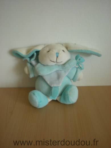 Doudou et compagnie Lapin Bleu - Très bon état