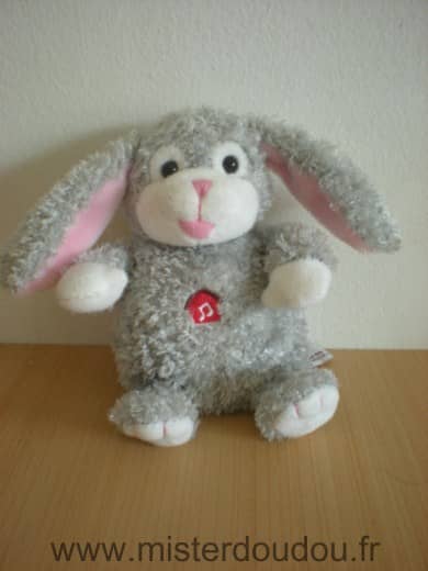 Gipsy Lapin Gris blanc rose - Très bon état