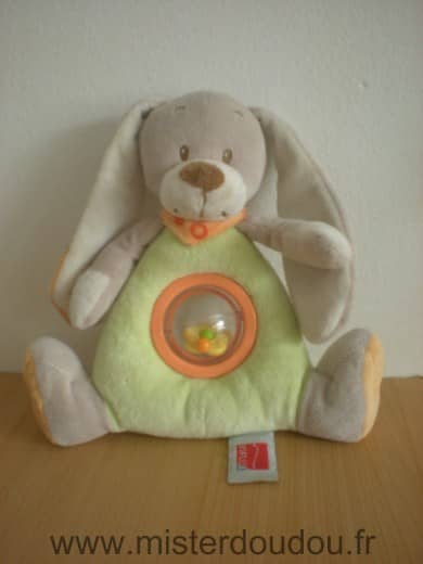 Influx Lapin Gris vert boule hochet - Très bon état