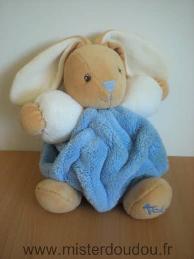 Kaloo Lapin Plume blanc bleu - Très bon état