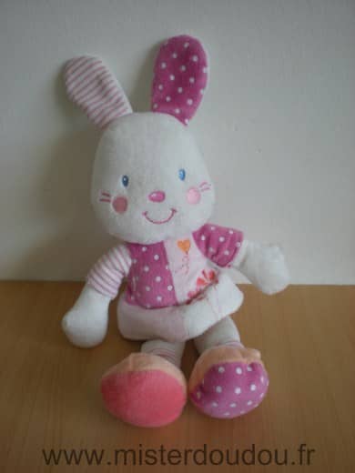Kiabi baby Lapin Rose blanc - Très bon état