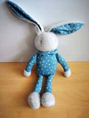 Klorane Lapin Bleu gris etoiles - Très bon état
