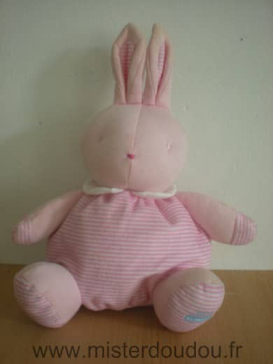 Klorane Lapin Raye rose blanc - Bon état