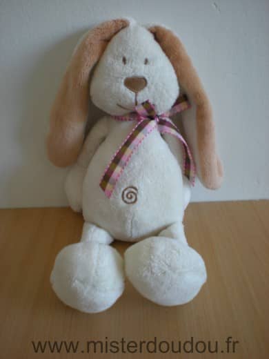 Maxita Lapin Ecru beige spiral ruban - Très bon état