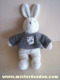 Moulin roty Lapin Beige pull marron - Bon état