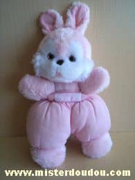 Nounours Lapin Rose blanc - Très bon état