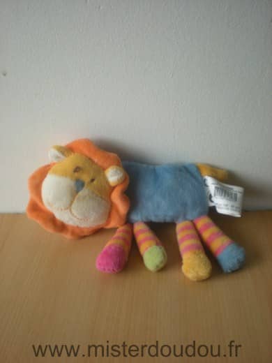 Playkids Lion Bleu orange jaune - Etat moyen