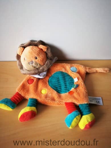 Simba toy Lion Orange rond bleu - Très bon état