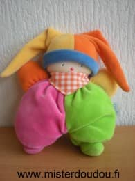 Corolle Lutin Rose vert orange jaune - Très bon état