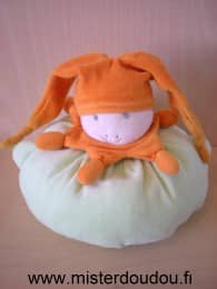 Marque Inconnue Lutin Vert orange - Mauvais état