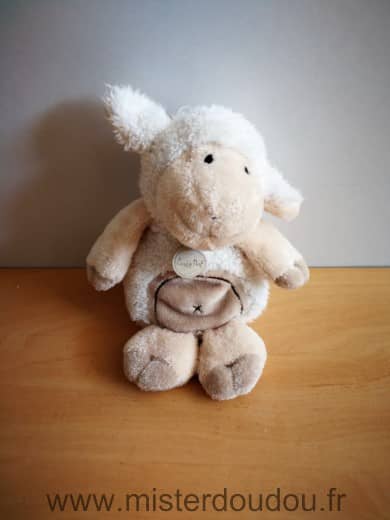 Baby nat Mouton Blanc beige - Très bon état