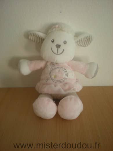 Vetir Mouton Robe rose etoiles - Très bon état